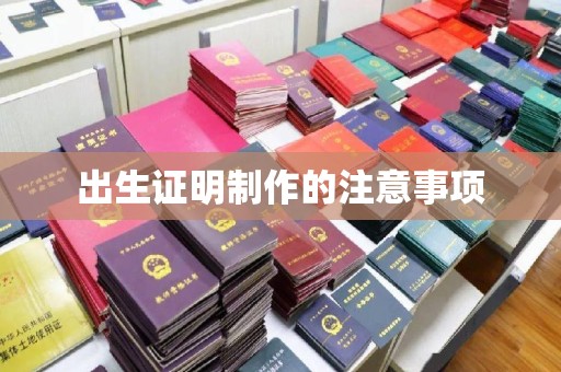 桥头出生证明制作的注意事项
