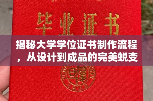 桥头揭秘大学学位证书制作流程，从设计到成品的完美蜕变