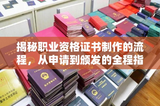 桥头揭秘职业资格证书制作的流程，从申请到颁发的全程指南