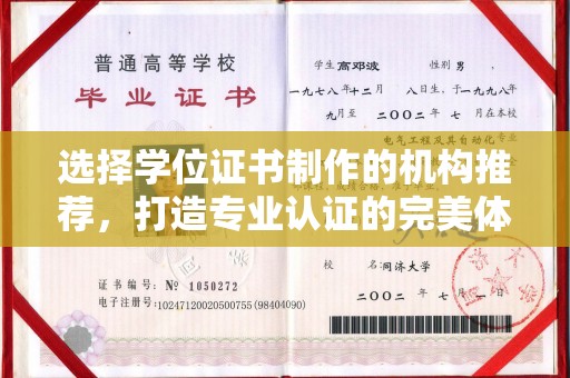桥头选择学位证书制作的机构推荐，打造专业认证的完美体验